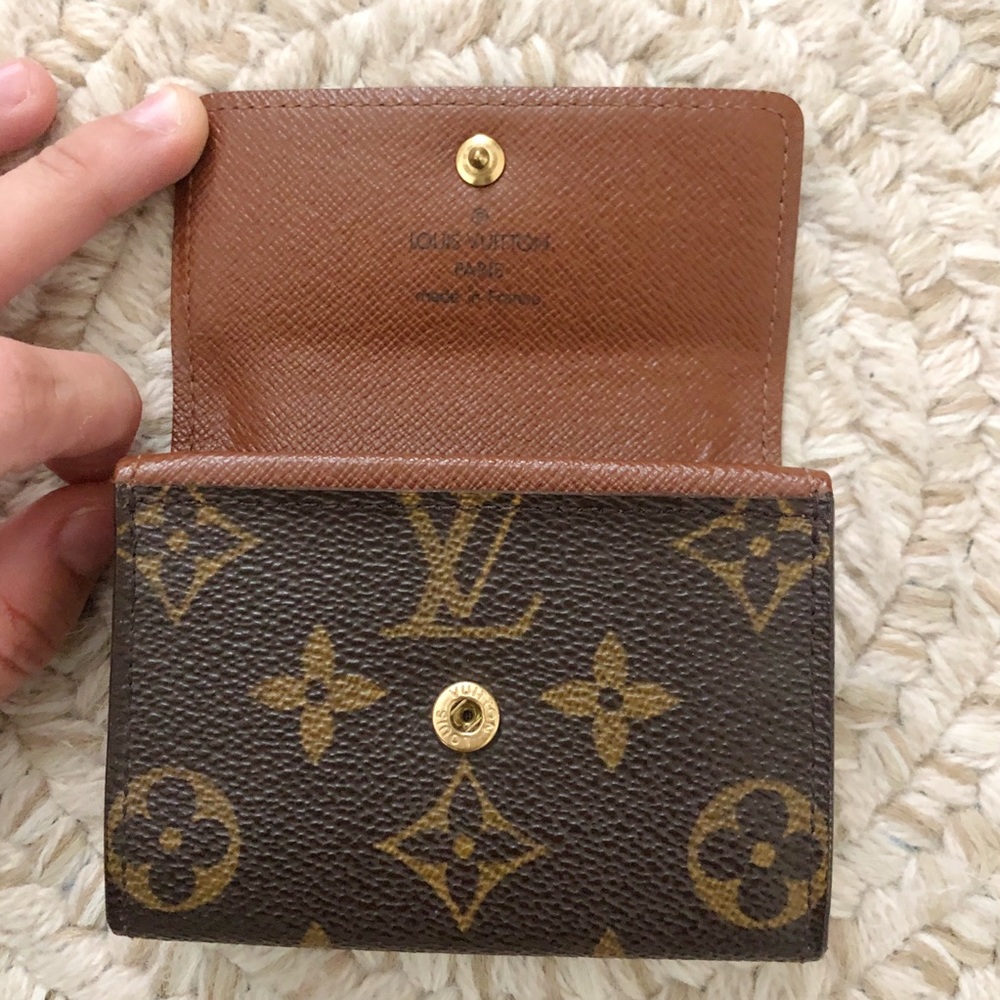 LOUIS VUITTON PORTE MONNAIE PLAT COIN PURSE - Picture 2 of 8